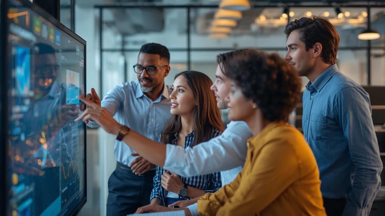 A handshake between a recruiter and an IT professional, symbolizing a successful partnership in contract staffing.