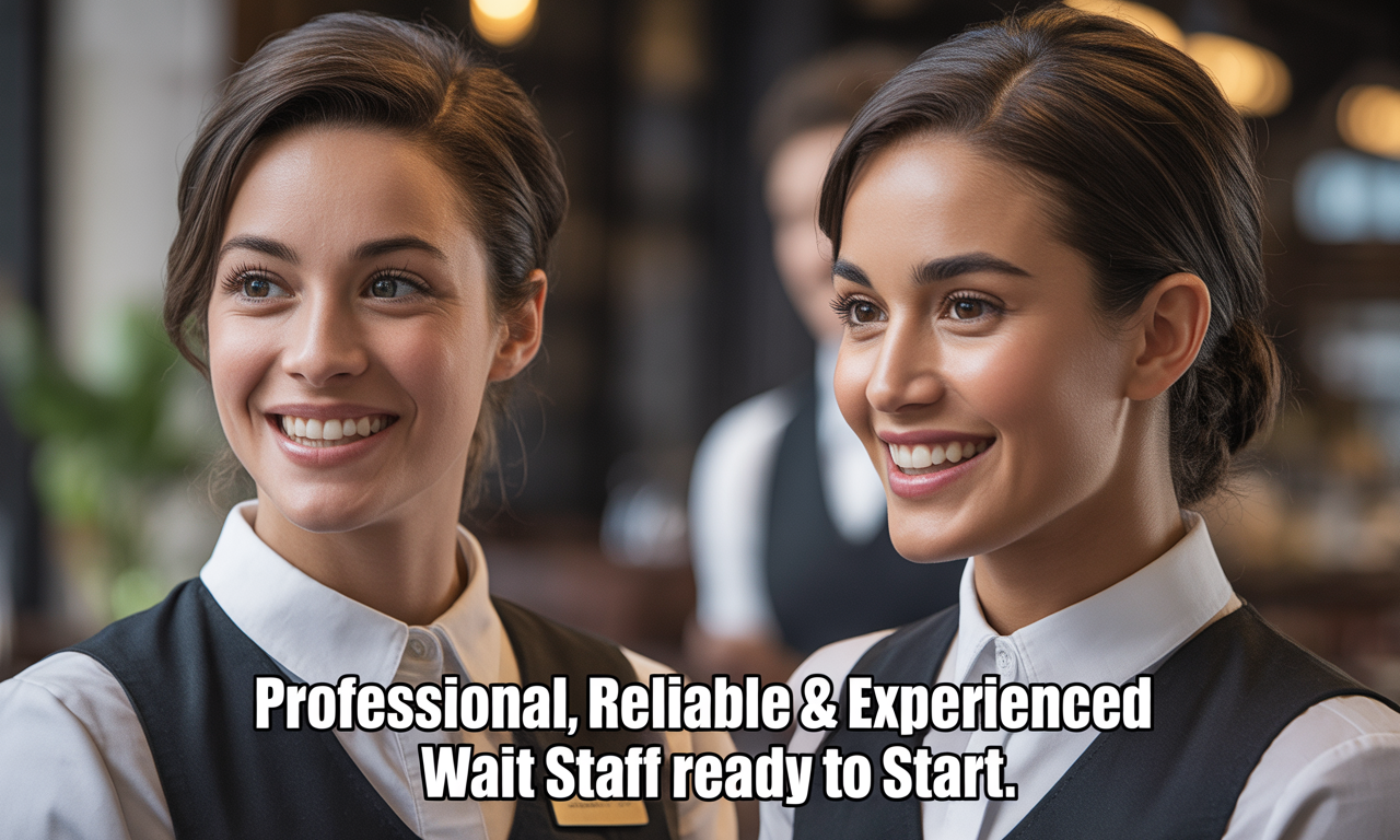 Professional, Reliable & Experienced Wait Staff Ready To Start - Team Staffing.png