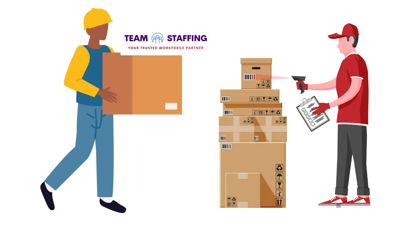 Job seeker reviewing picker packer job listings online