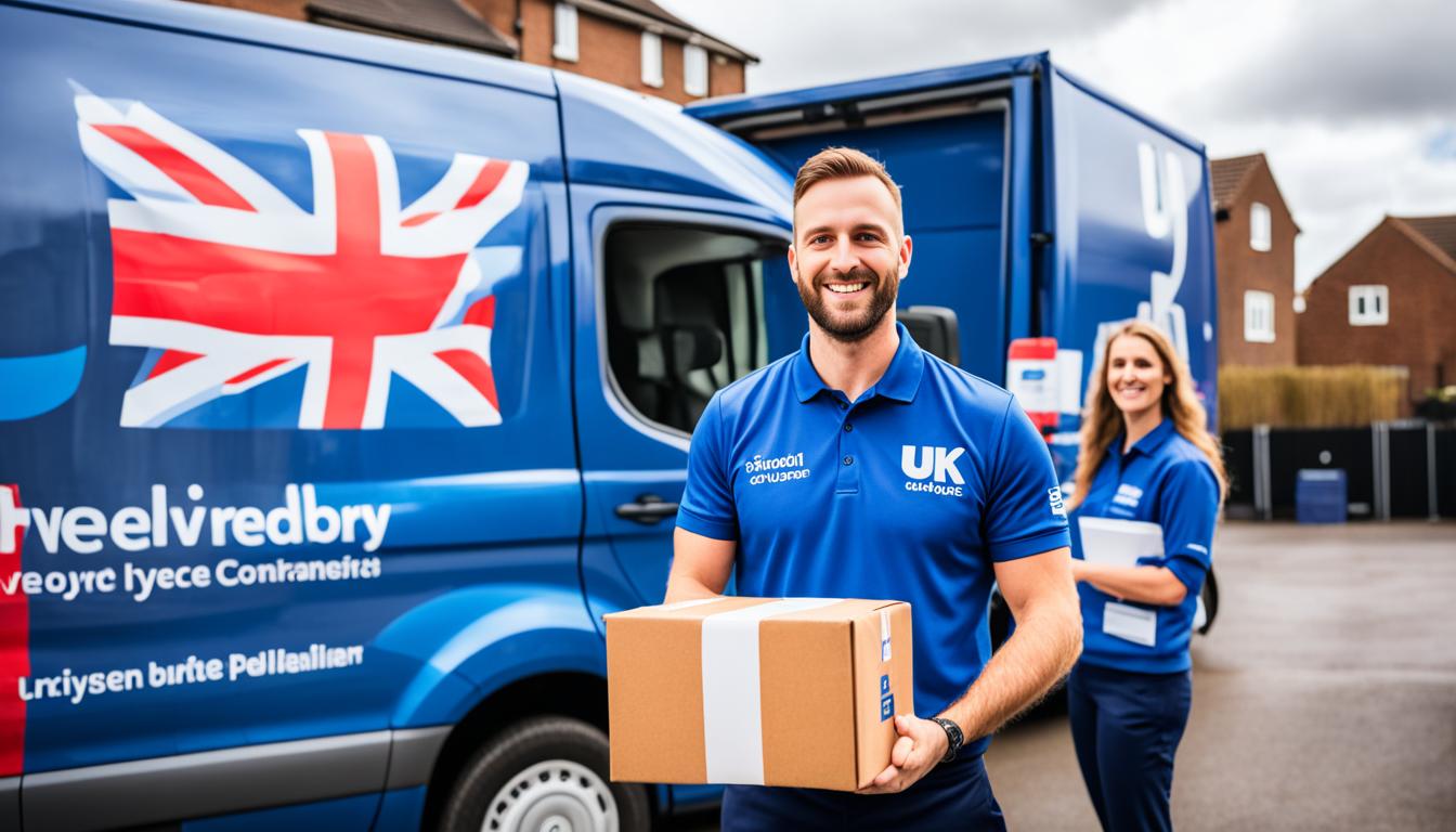 A map showing the locations where Team Staffing provides van driver recruitment services