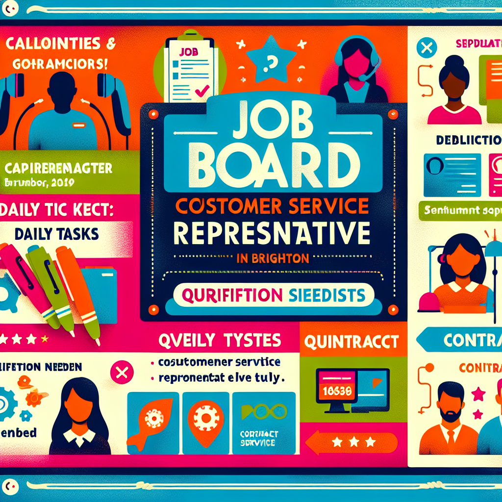 Find Customer Service Representative Jobs in Brighton