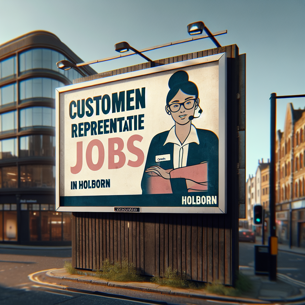 Find Customer Service Representative Jobs in Holborn